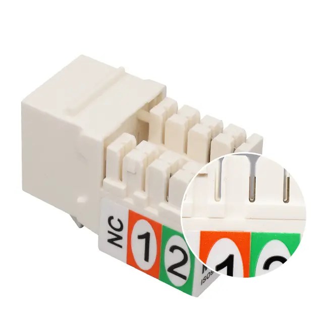 Wholesale RJ11 CAT3 Telephone Keystone Jack Manufacturer and Supplier