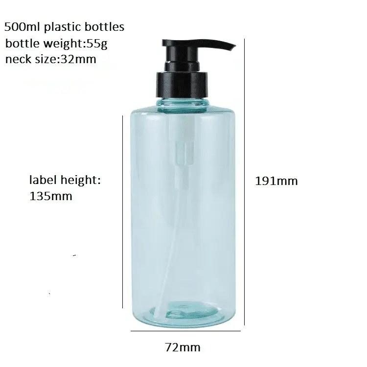 China Reasonable price for Pink Shampoo Bottles RBP0162 500mlblue