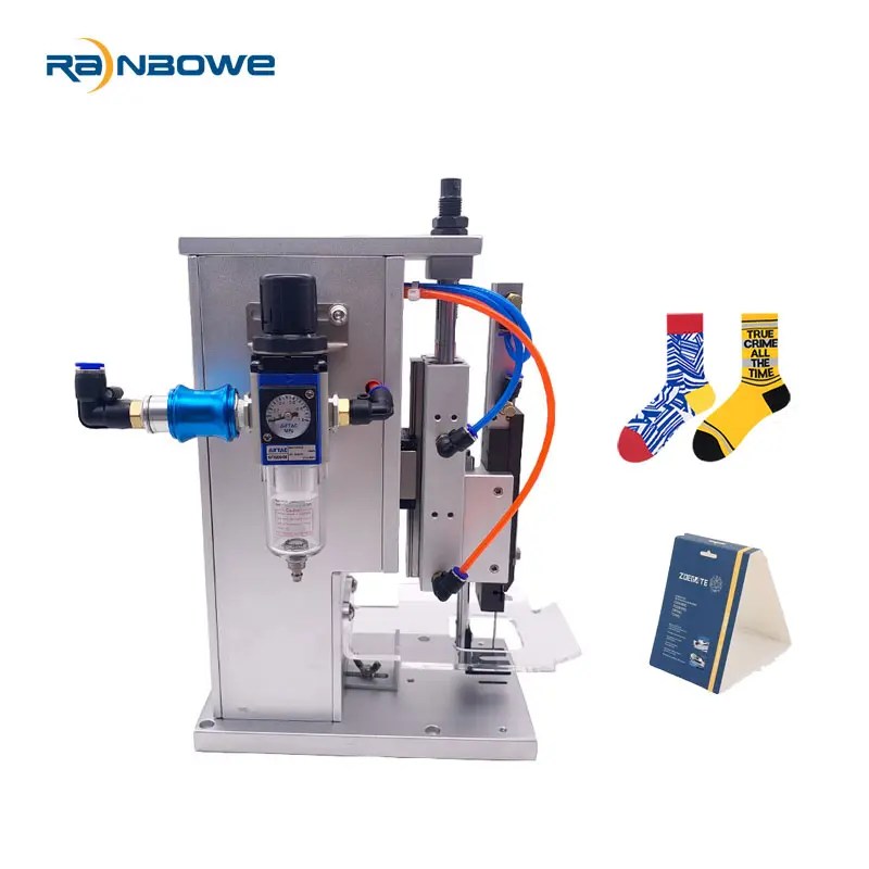 Pneumatic Fine Socks Hang Tag Machine Tag Pin Machine for Tagging Sockstag