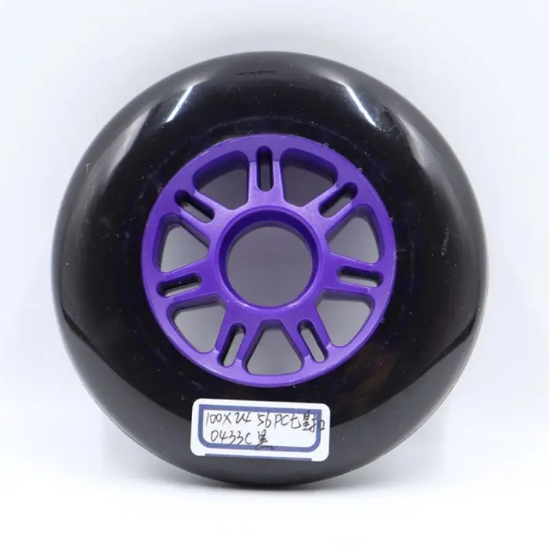 Wholesale 100mm inline skate wheels skates with wheels in a single line