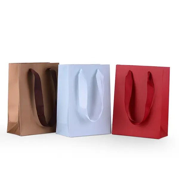 China Colored paper bags gift jewelry bags Manufacturer and Supplier