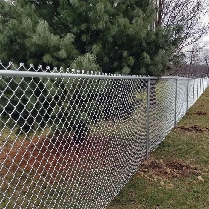 Wholesale Galvanized PVC Coated Diamond Mesh Chain Link Fence for