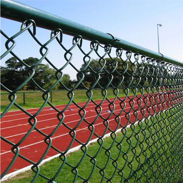 Wholesale Galvanized PVC Coated Diamond Mesh Chain Link Fence for
