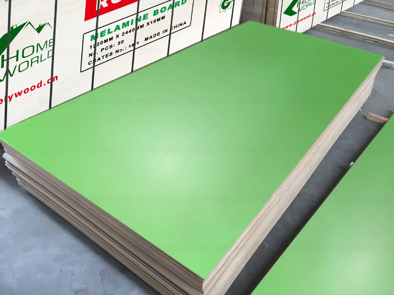 China New Delivery for Textured Mdf Sheets Melamine MDF Board 2440*