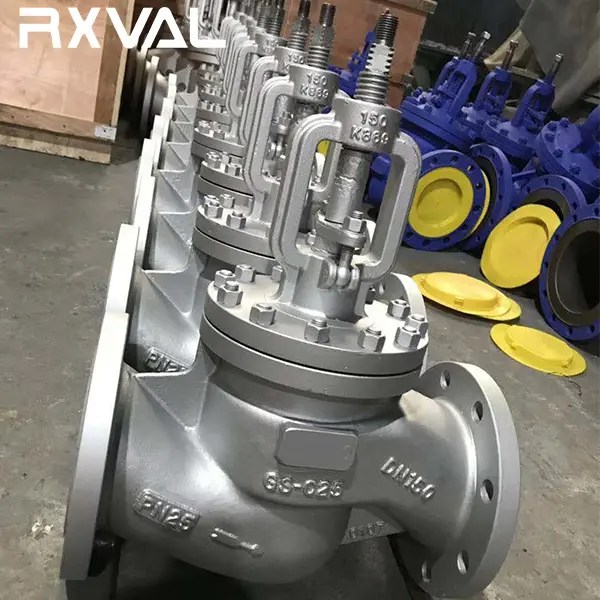 China Din Globe Valve Supplier DIN Flanged Cast Steel Globe Valve