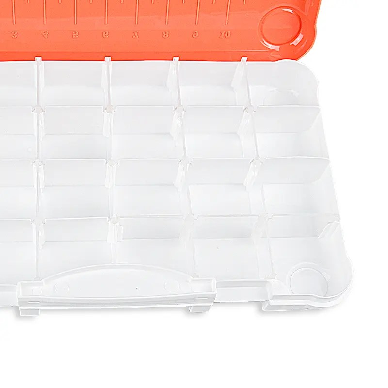 Hot New Products Fishing Tackle Boxes Orange and White Printing