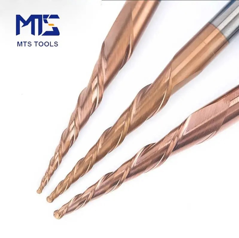 China Manufacturer of Bull Nose End Mill Cutter 55 HRC 2 Flutes
