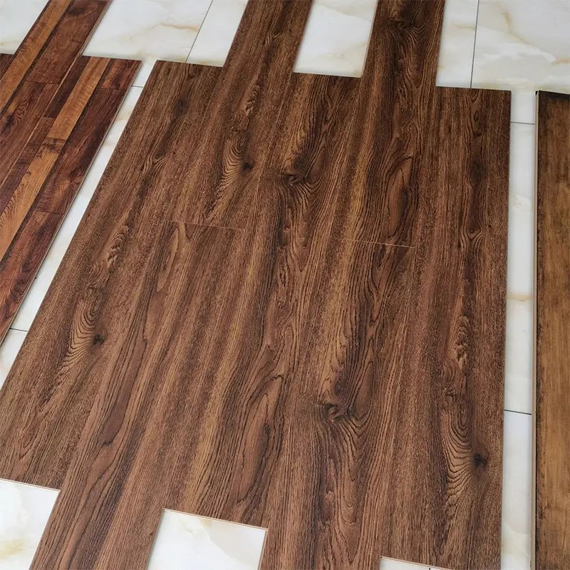 Wholesale 100 Waterproof Wood Fiber Floor Engineered Wood MDF HDF 8mm