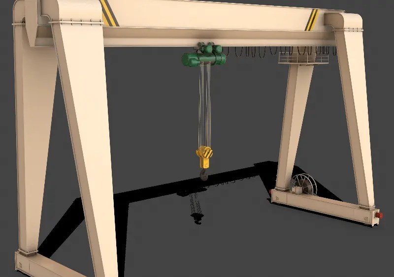 High Quality ExplosionProof Electric Hoist Rail Mounted Gantry Crane