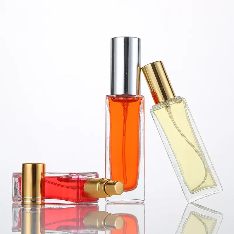 China Wholesale Perfume Bottles Factories Clear Square Glass Perfume