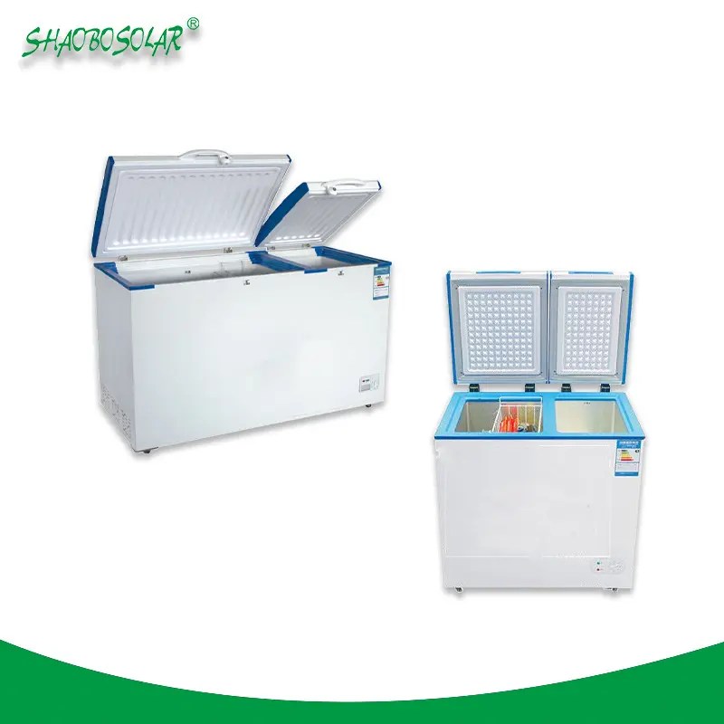 China 155L/175L/255L Capacity 2 door 2 temp. Chest Freezer