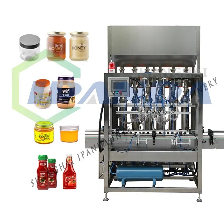 Best Plastic glass bottle sauce/fruit jam/ honey jar filling capping