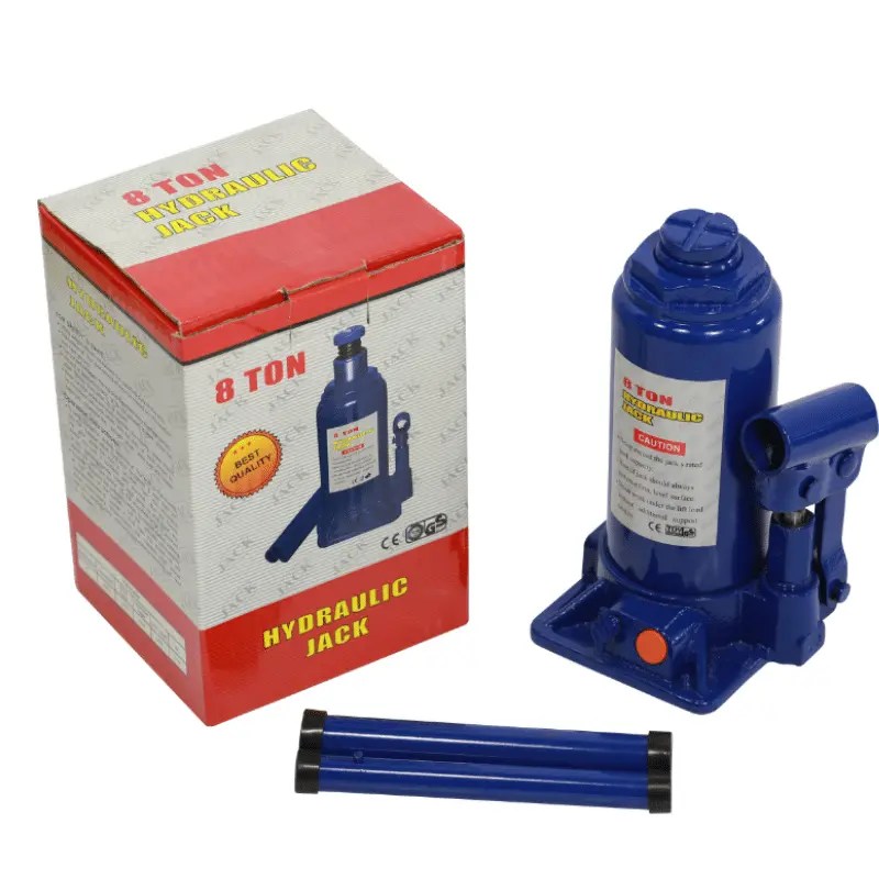 China 8 Ton Hydraulic Bottle Jack With Safety Valve Manufacturer and