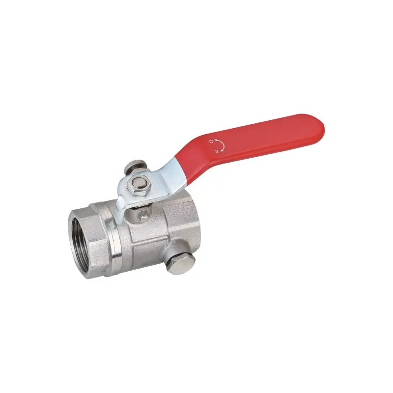 Wholesale STA drain ball valve, sand blast and nickel plated,control