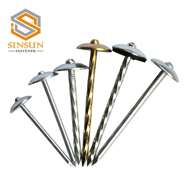 Wholesale Umbrella Head Roofing Nail for Corrugated roofing sheets