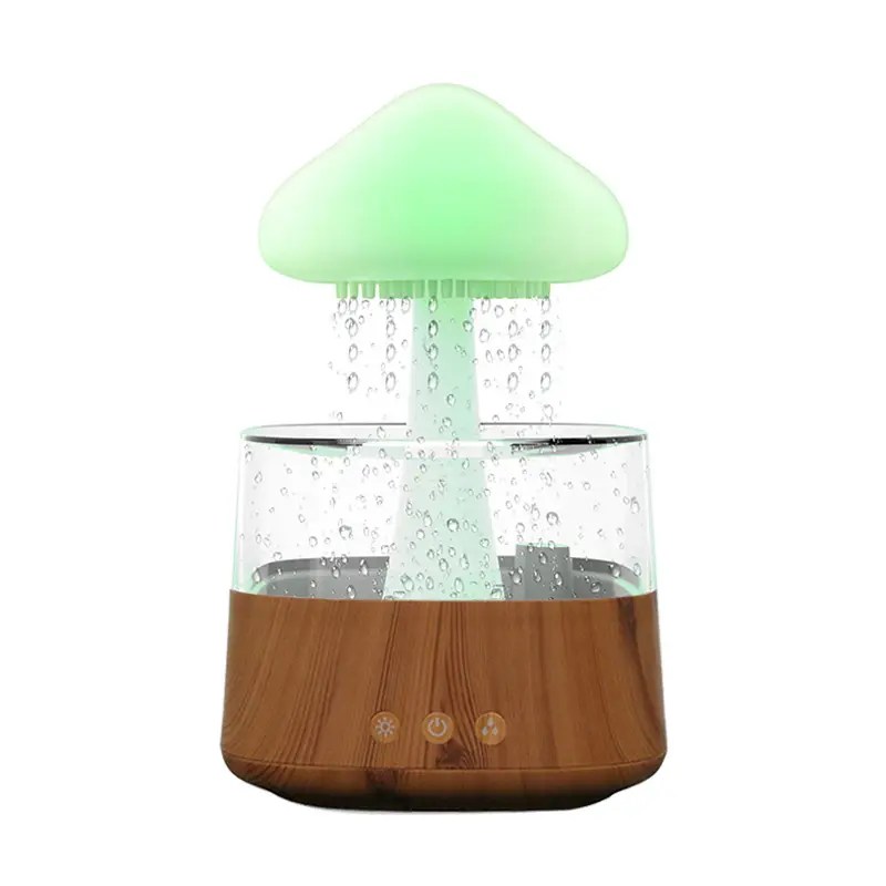 Aesthetic 7 colors night light White Noise Rain Cloud Humidifier Water