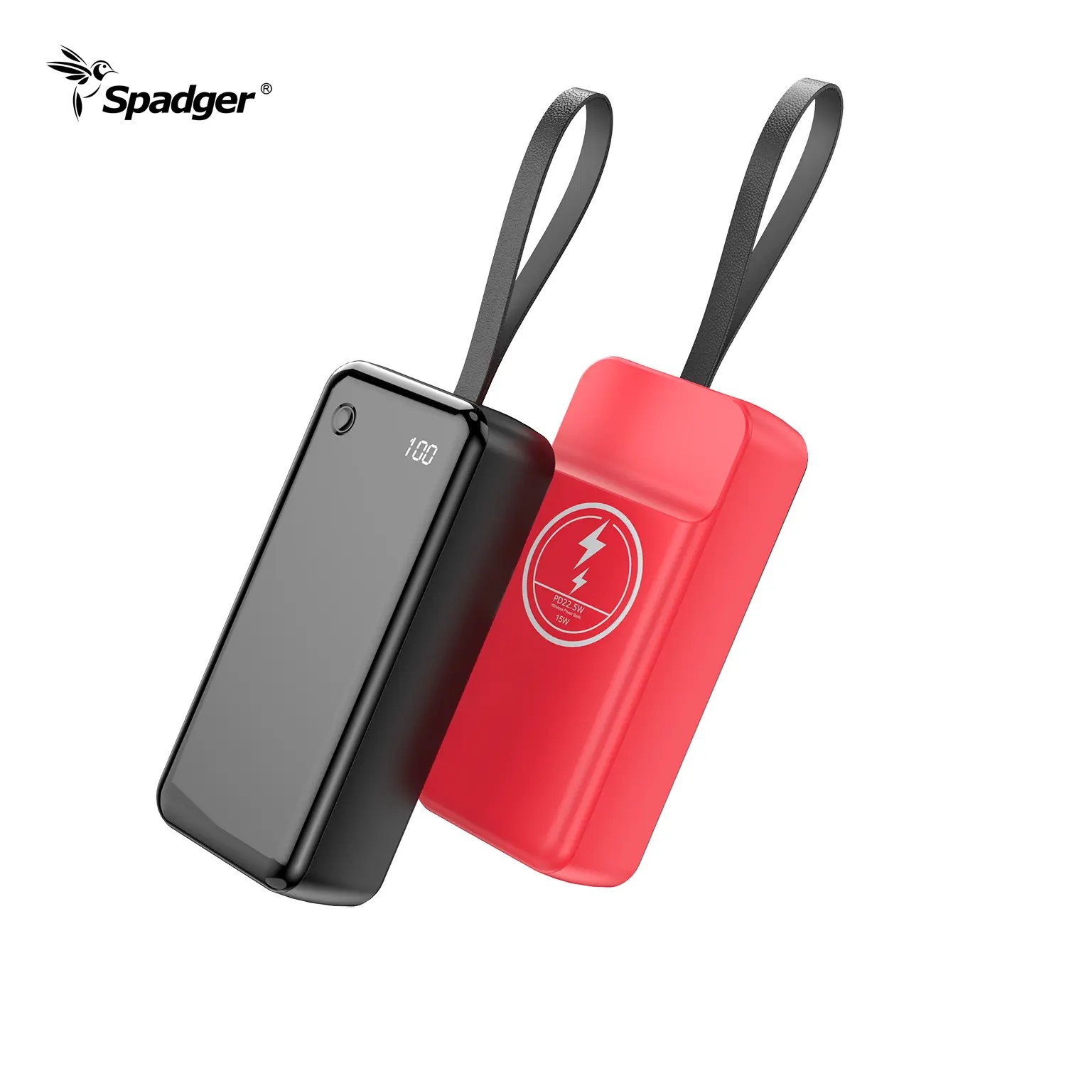 Custom QI Wireless power bank 30000mah 22.5W portable Charger High capacity magsafe