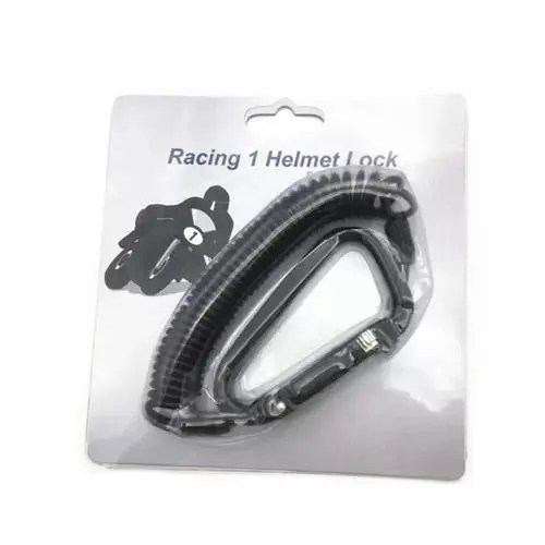 China Elastic Spiral High Security Cable Lock Motorcycle Helmet Lanyard