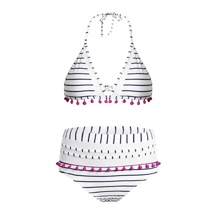 Wholesale OEM Girls Swimsuit Factories Women’s High Waisted Bikini