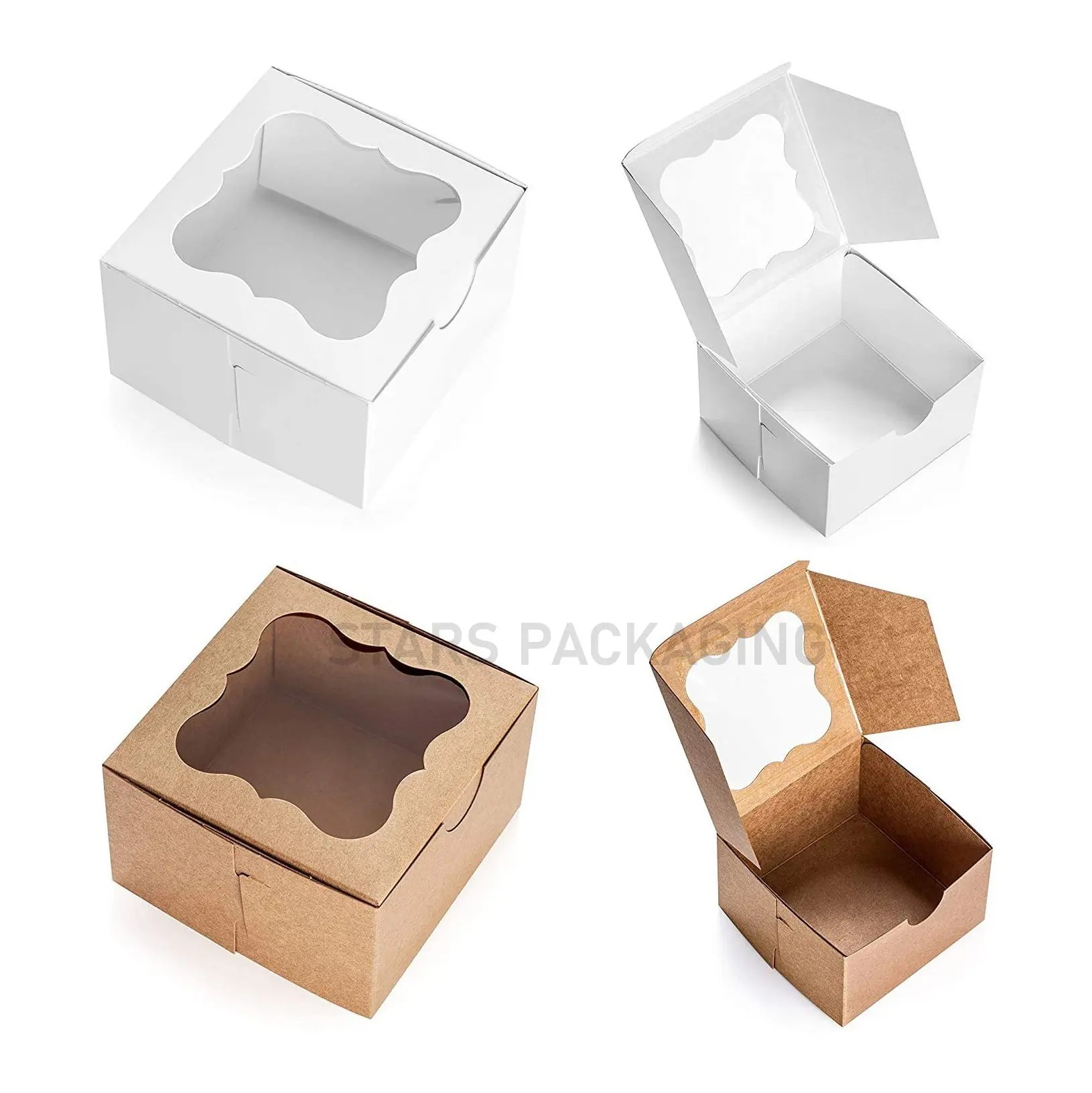 Wholesale Custom Printed Bakery Packaging Pastry Boxes for Cookies