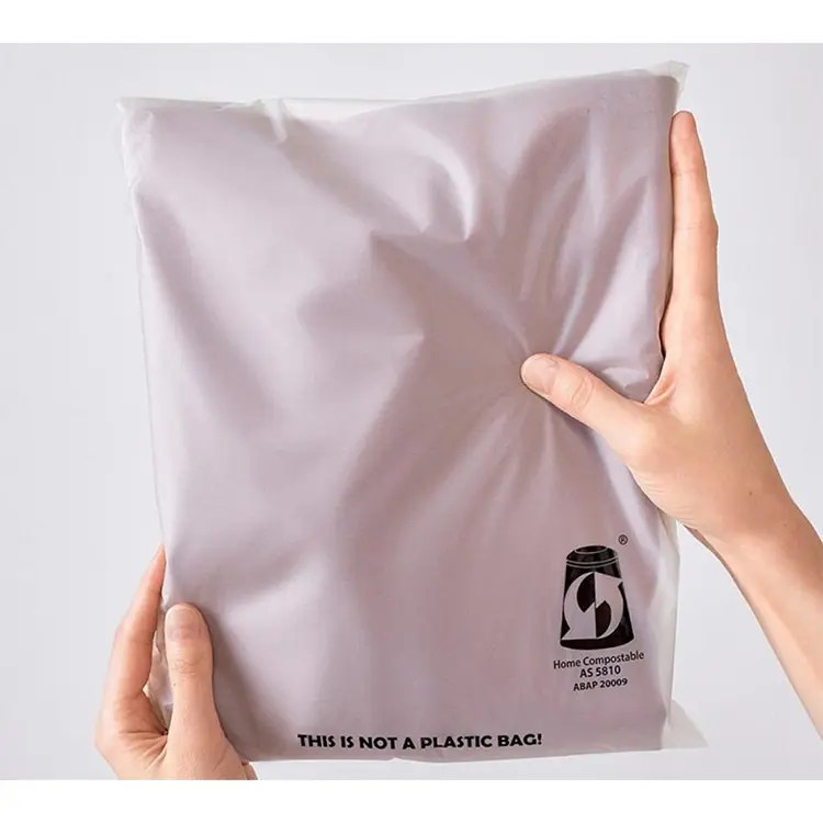 China Compostable Bags for Garments and Apparel Packagings for trash