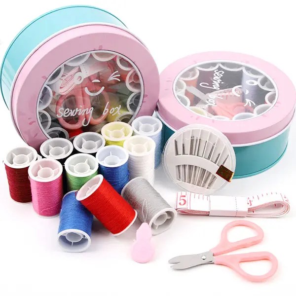 China DIY Travel Mini Sewing Kit Box Sewing Set Travel Home Storage
