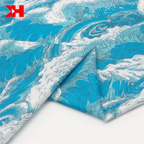 Wholesale custom cotton fabric digital printing services printed