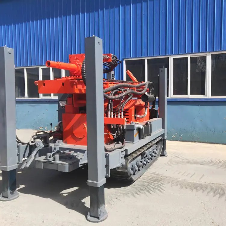 China 300m Water Well Drilling Machine Price Crawler Mounted Water Well Drill Rig manufacturers
