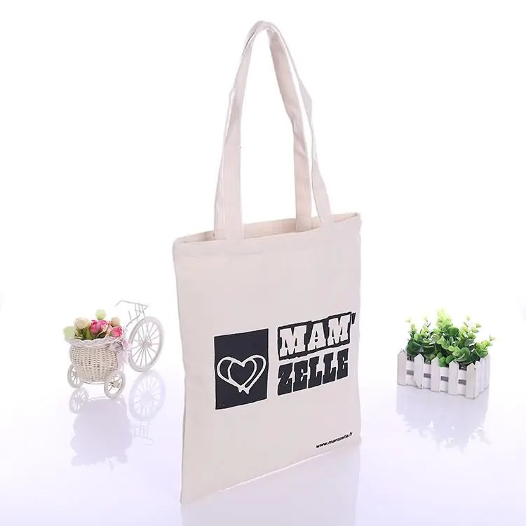 China Customizable ecofriendly reusable cotton canvas tote bag, 8oz