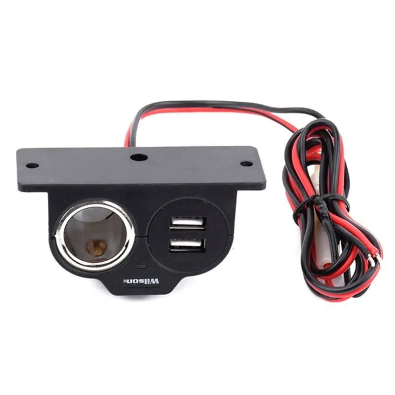 China 2018 Latest Design 20 Amp Battery Charger Dash mount 12V car cigarette lighter socket