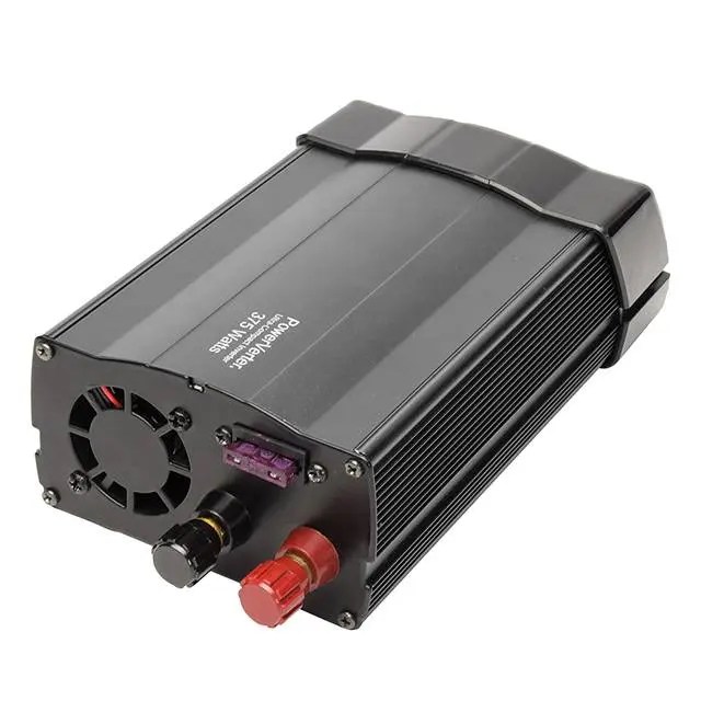 China Compact Portable Car Power Inverter 2 Outlet 12V DC to 120V AC w