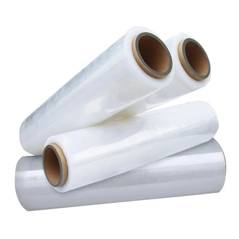 China Biodegradable Film Hand Stretch Wrap Roll Shrink Packing Pallet