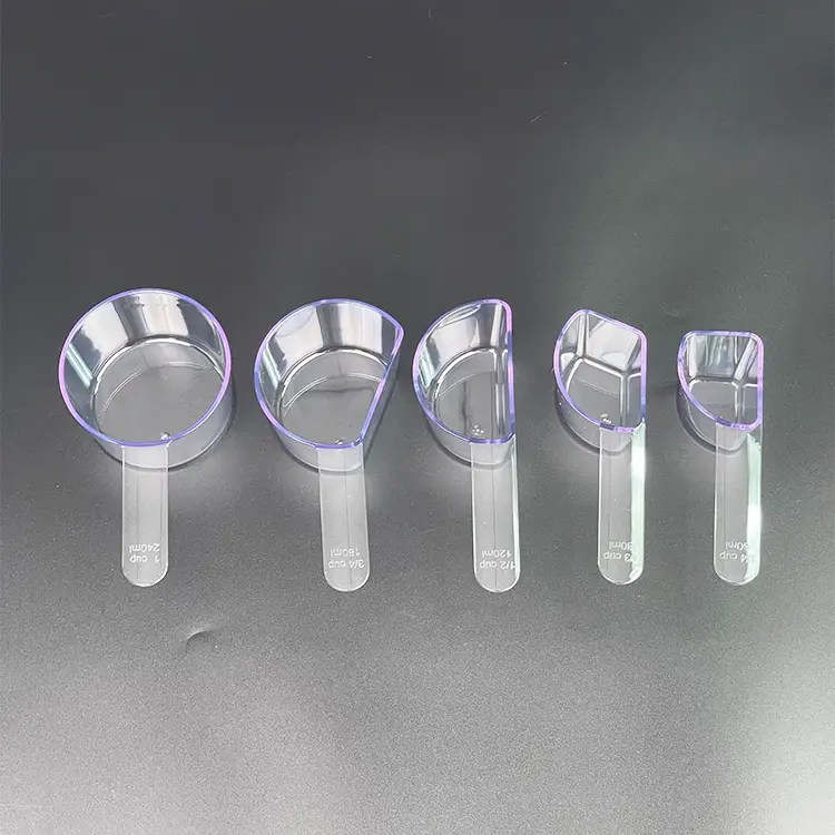 Best 5 Piece Clear Plastic Measuring Cups Set Manufacturer and Factory Tuoda