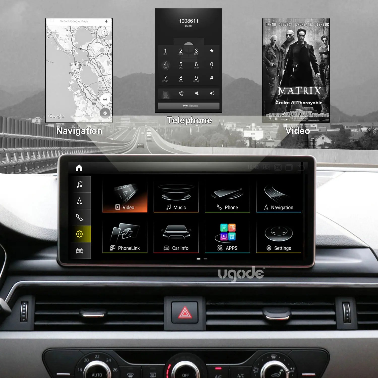 China High reputation Gps Navigation AUDI A4 A5 20172019 Android