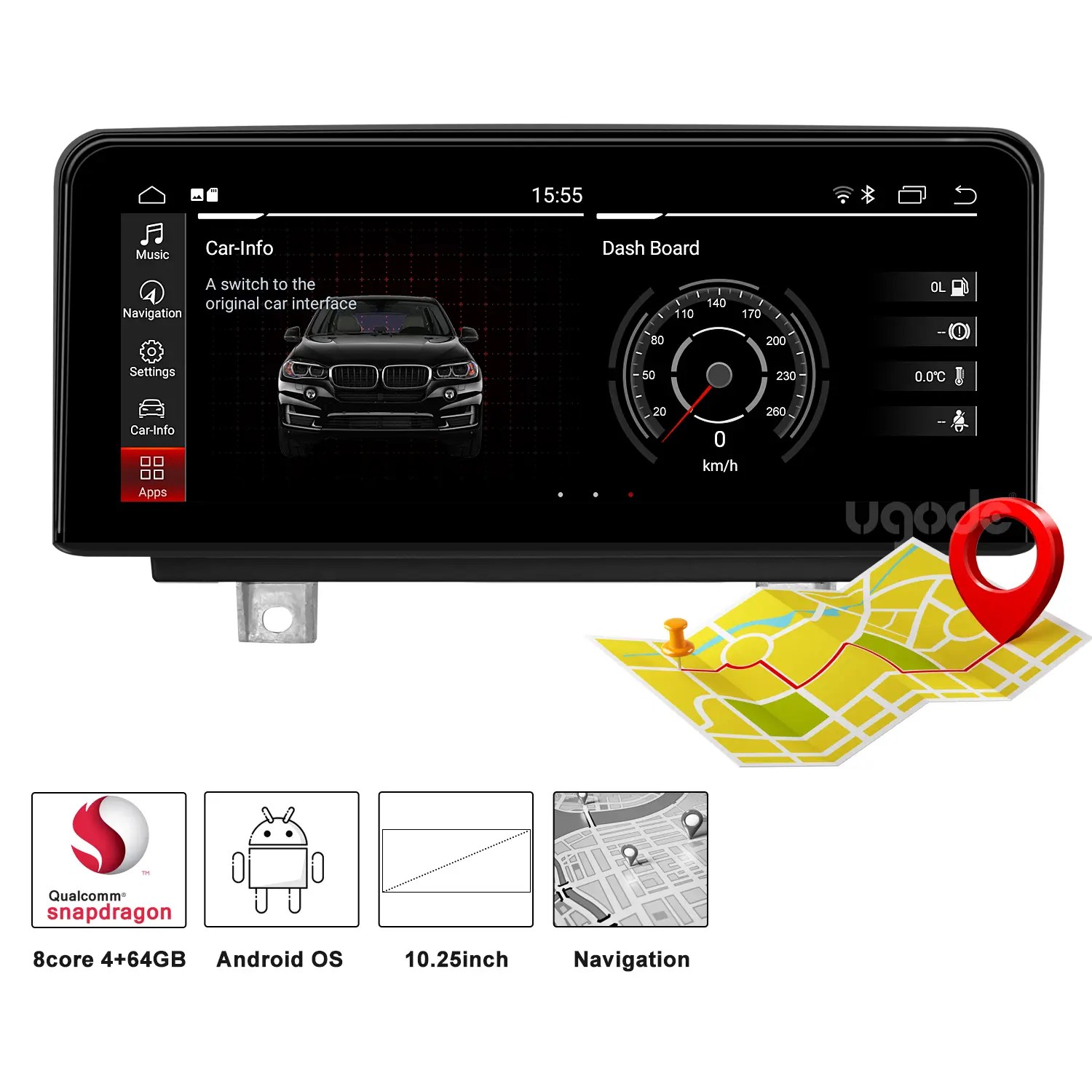China BMW F20 Android Screen Replacement Apple CarPlay Multimedia