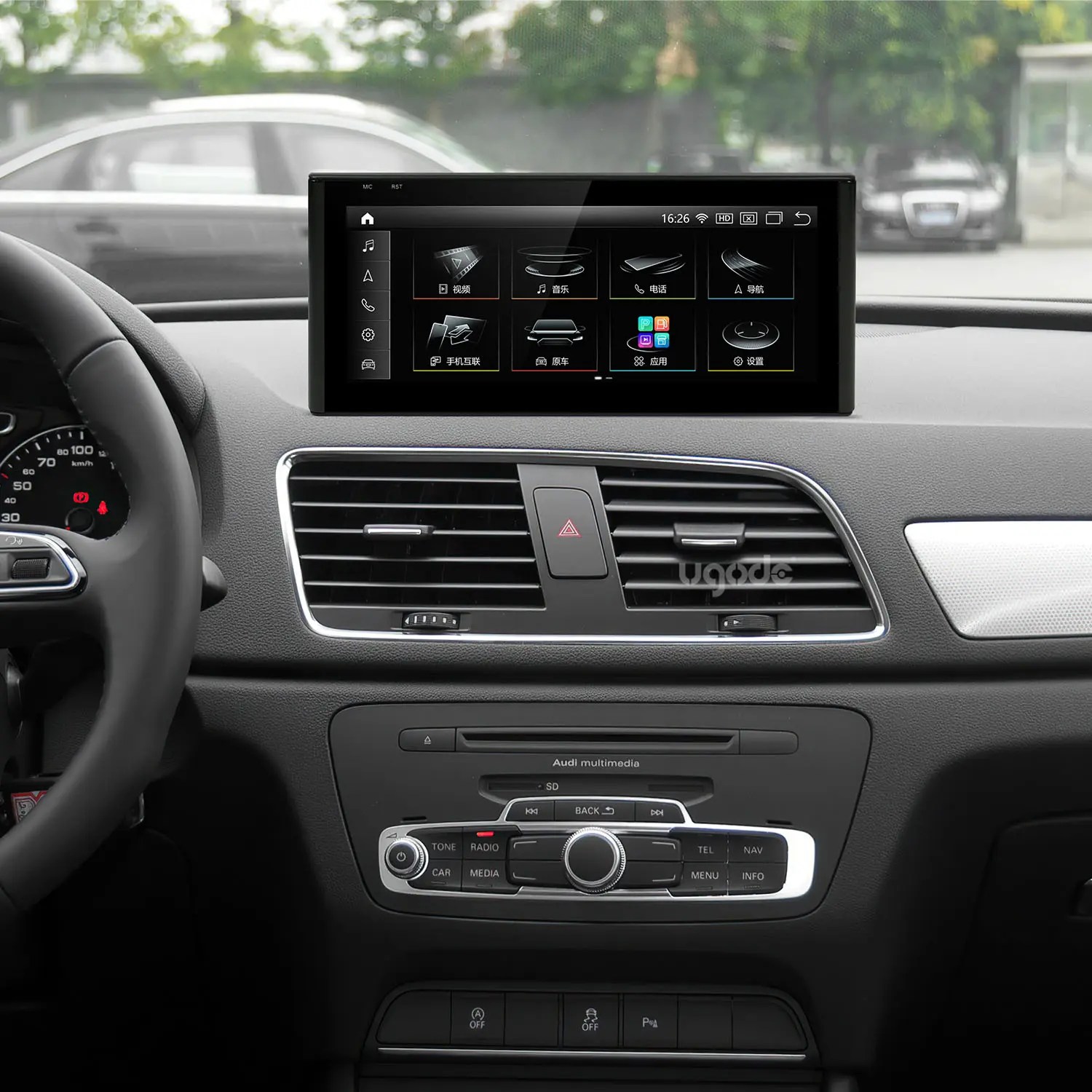 China 2022 New Style Double Din Radio AUDI Q3 20132018 Android