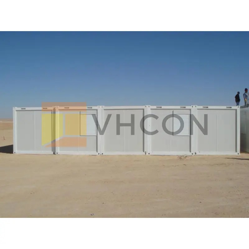 China VHCON Temporary Refugee Camp Turkey Prefab Container House For