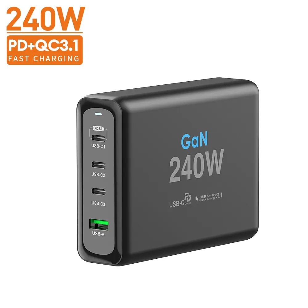 OEM Vina New product 2023 hot 240w Usb C Charger 4port Pd Charger With
