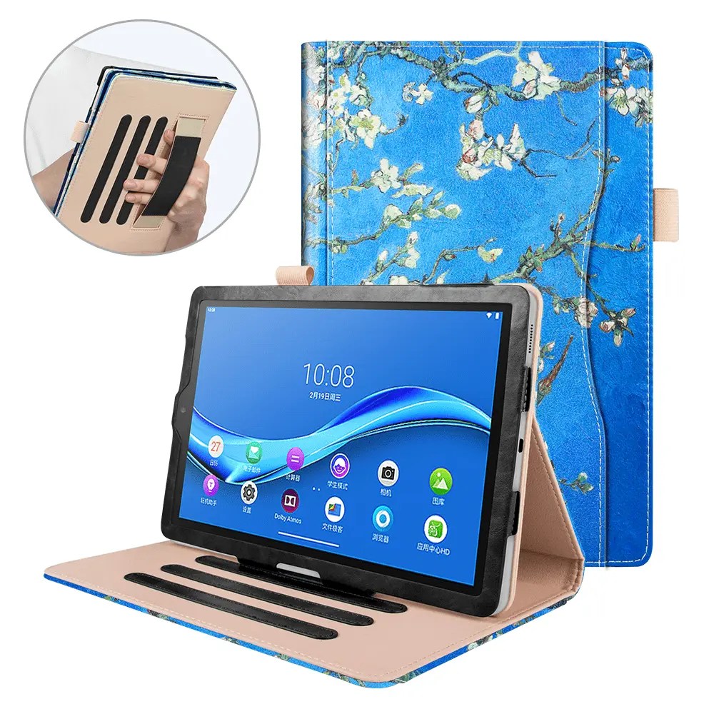 Best Good quality Galaxy Tab S4 Book Cover Keyboard Stand leather