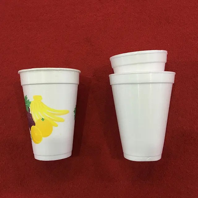 China EPS Styrofoam Thermocol Plate Disposable Plastic Foam Cup Tray