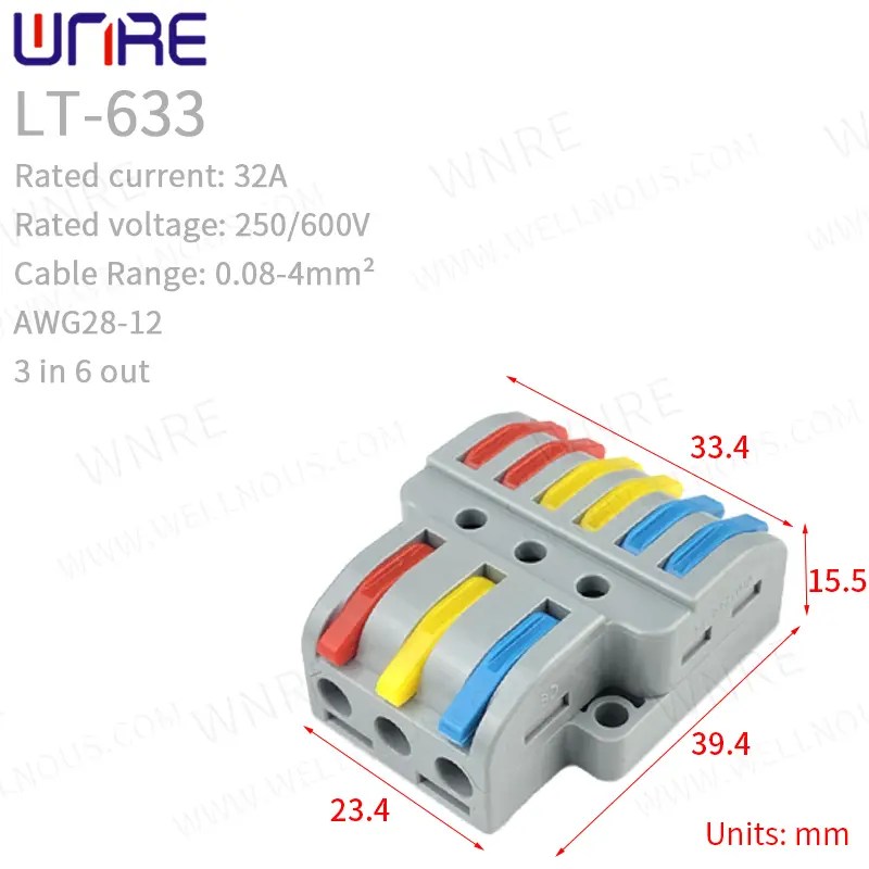 China Mini Wire Connector Fast Universal Wiring Electrical Cable