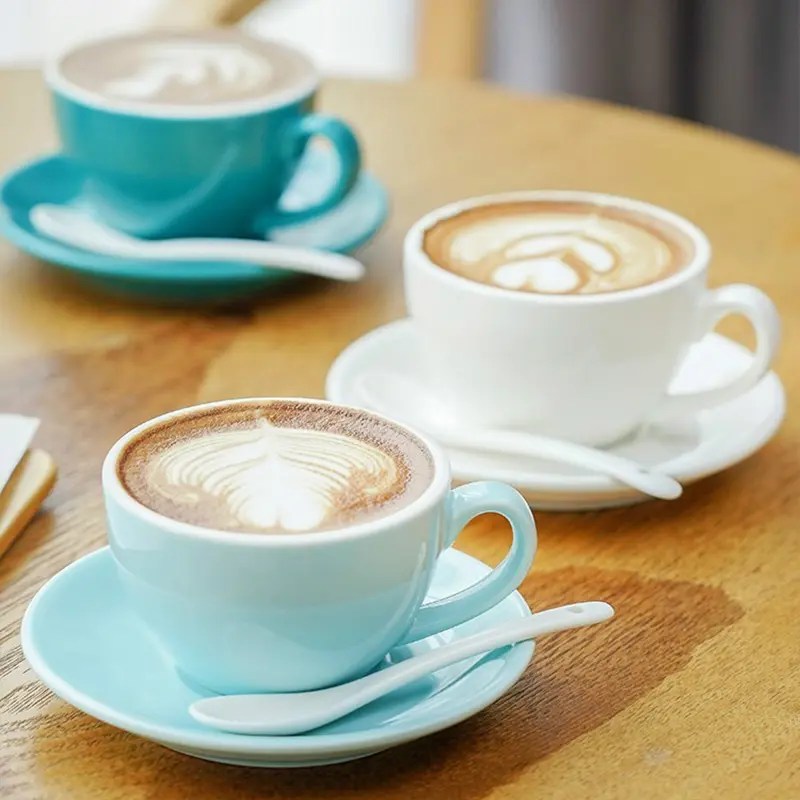 China Coffee Cup 220ml European Style Small Luxury Ceramic Coffee Cup