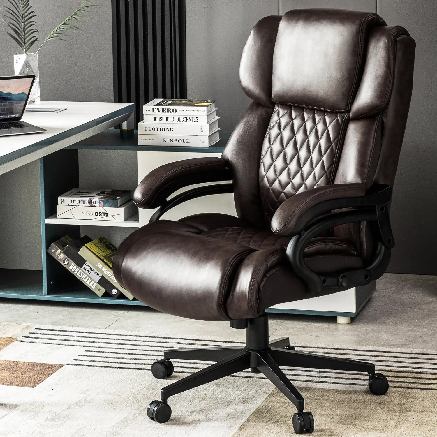 China Touch Leather High Back Executive Office Chair Manufacturer and