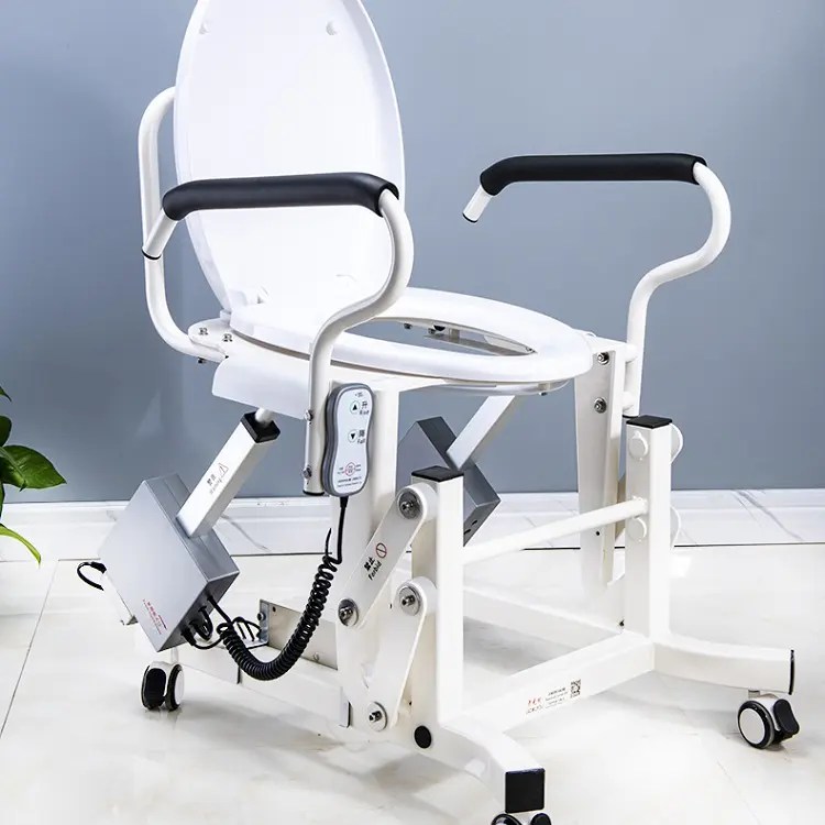 China China OEM Electric Transfer Lift Commode Toilet Bath Chair
