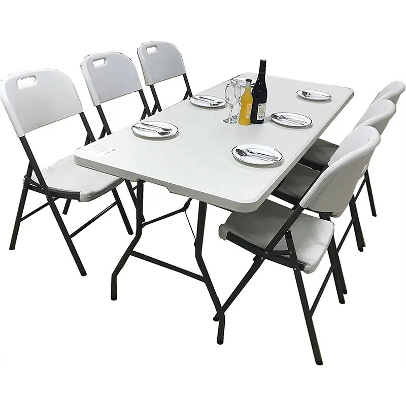 Wholesale Indoor and Outdoor 6FT Folding Table Manufacturer and
