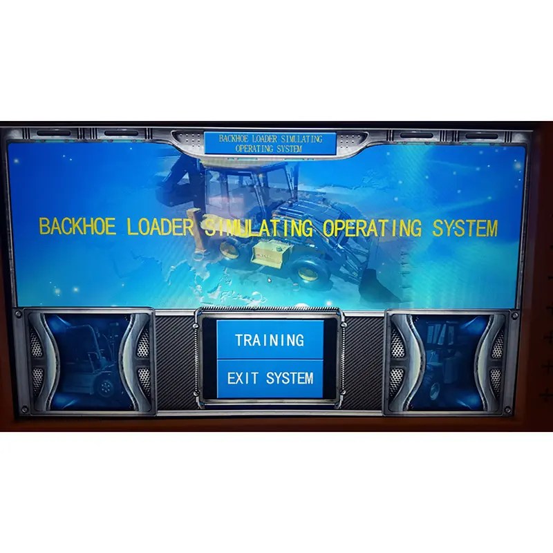 Construction Backhoe Loader Training Simulators Backhoe Simulator