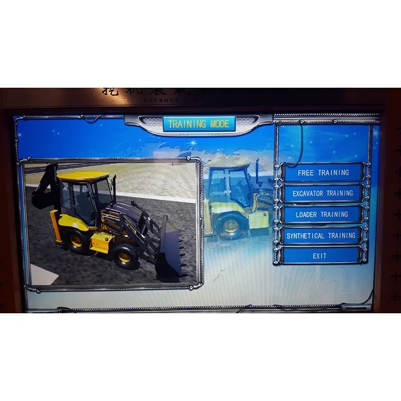 Construction Backhoe Loader Training Simulators Backhoe Simulator