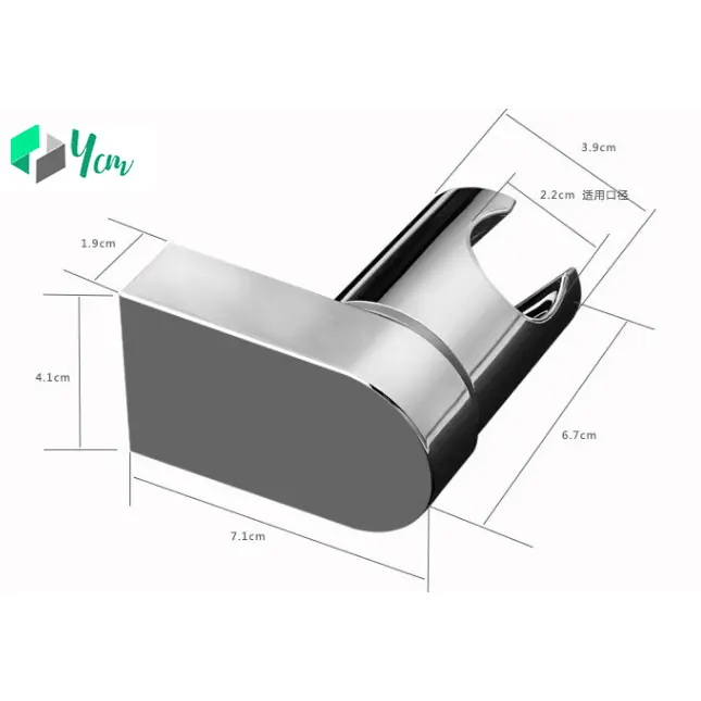 China Shower wall seat Xiamen plastic ABS electroplating shower fixed