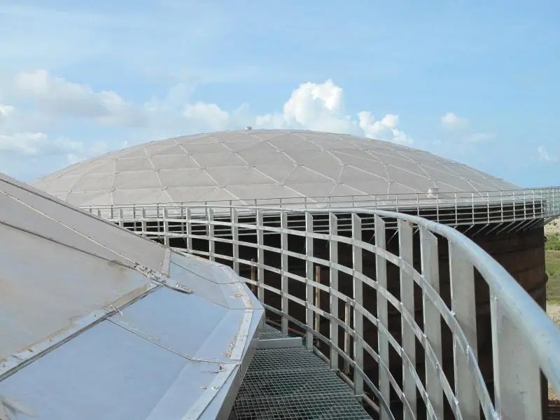 China Aluminum dome roof geodesic dome tank roof manufacturers and