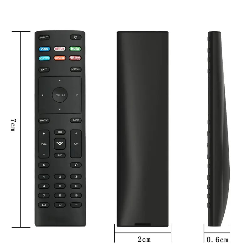 China VIZIO IR Control Remote XRT136 XRT140 Manufacture and Factory